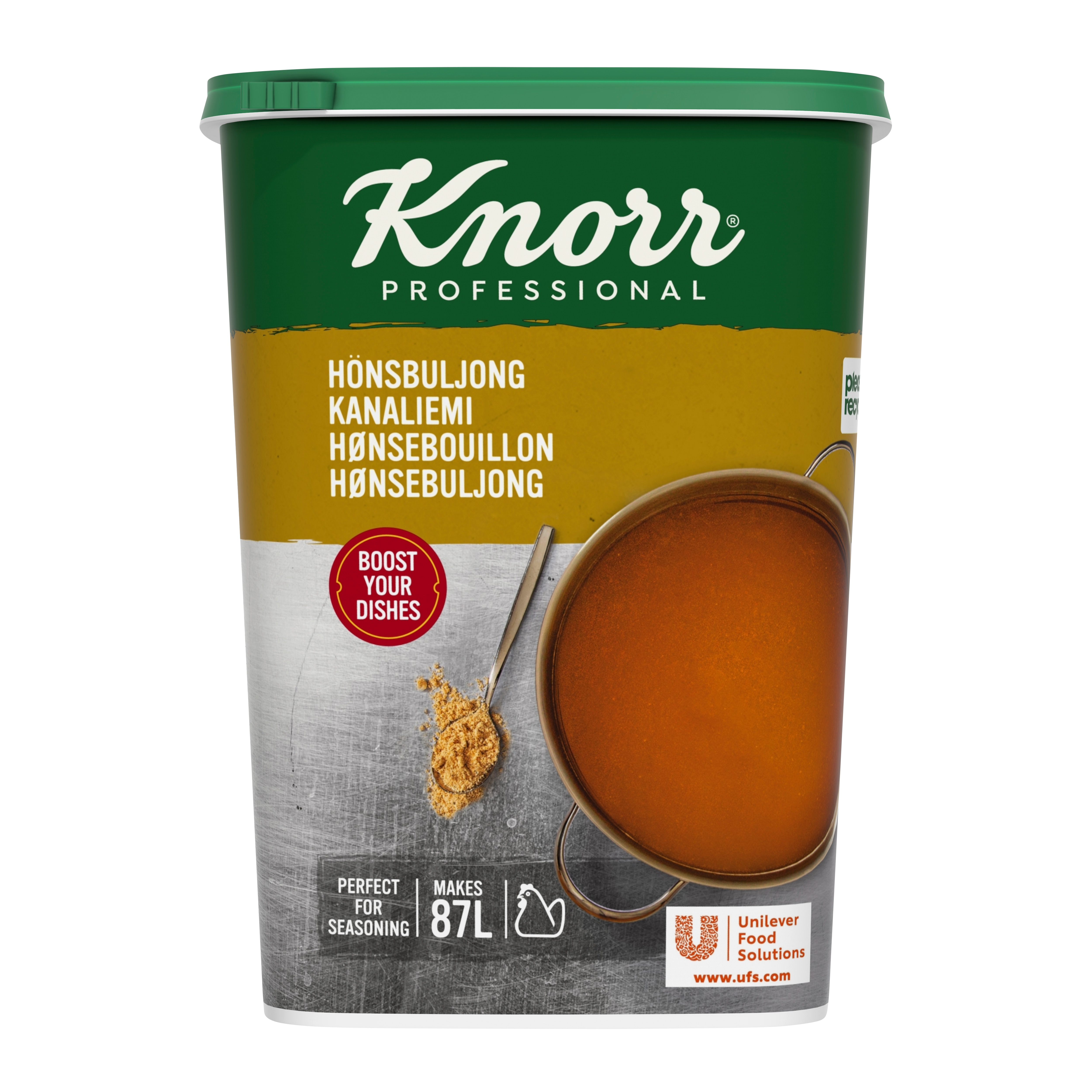 Knorr Hønsebouillon, granulat 1,3 kg / 87 l - 